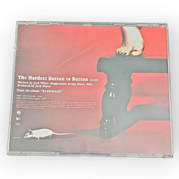 The White Stripes – The Hardest Button To‎ Button [2003 Promotional CD Single] - Picture 2 of 3